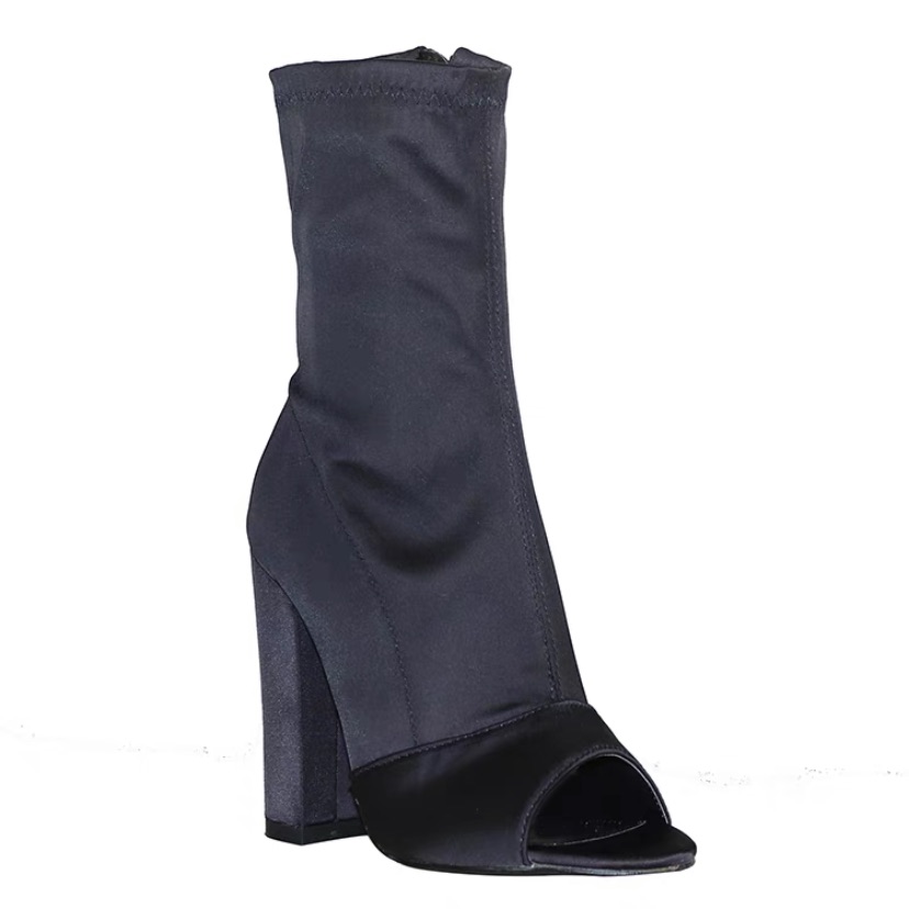 Chic Style Satin Bootie